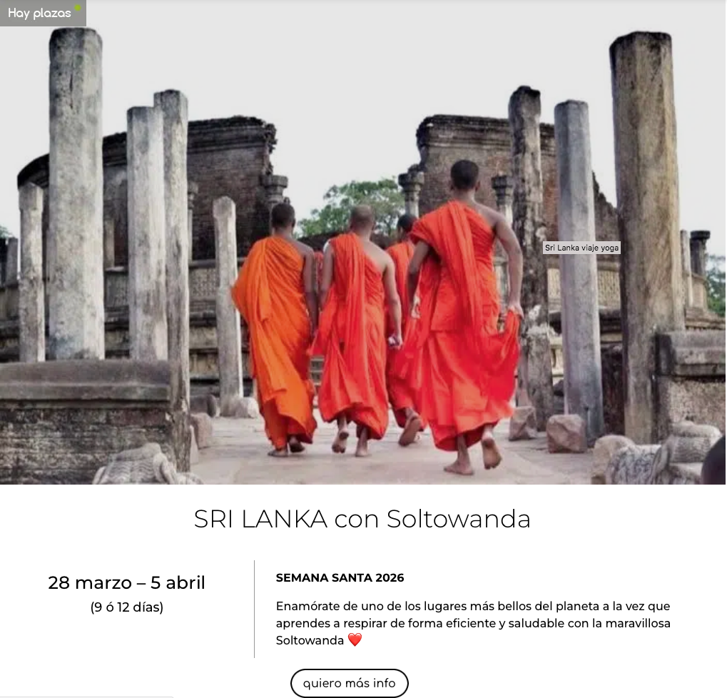 Sri Lanka con Soltowanda
